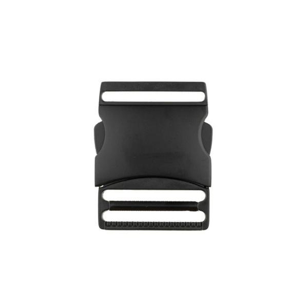 Metall-Steckschloß Schwarz 4 cm Breite